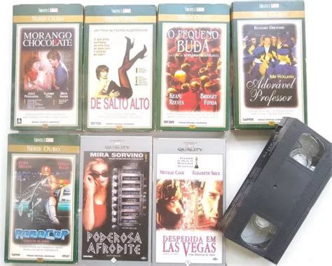 Kit Cole O Fitas Vhs Videoteca Caras S Rie Ouro Quality