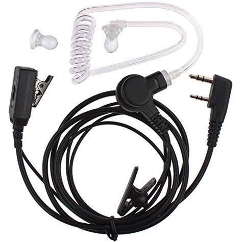 Buy Aoer Pin Nipple Covert Acoustic Tube Earpiece Headset With Ptt