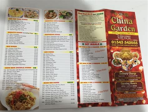 Menu At Mr J Express Fast Food Elgin