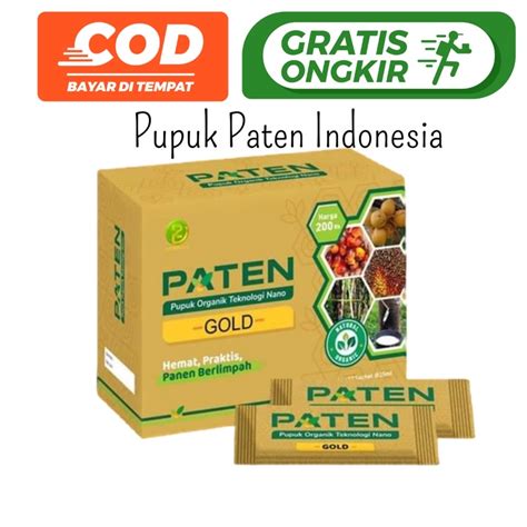 Jual Paten Gold 1 Box Isi 12 Sachet 25ml Exp 2026 Shopee Indonesia