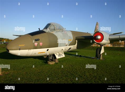 Canberra Bomber RAF Wyton Stock Photo - Alamy