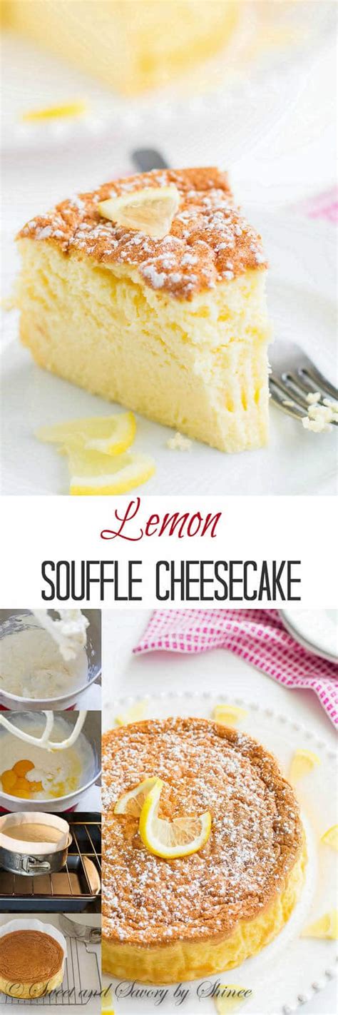 Lemon Souffle Cheesecake Sweet Savory By Shinee