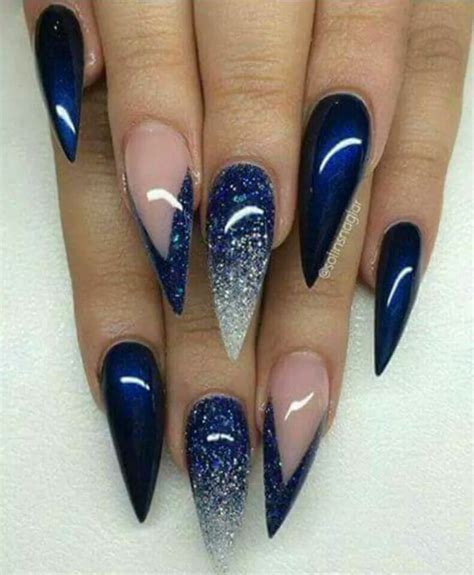 Pin by Kovácsné Szigeti Bianka on Körmök Blue gel nails Nails Gel nails