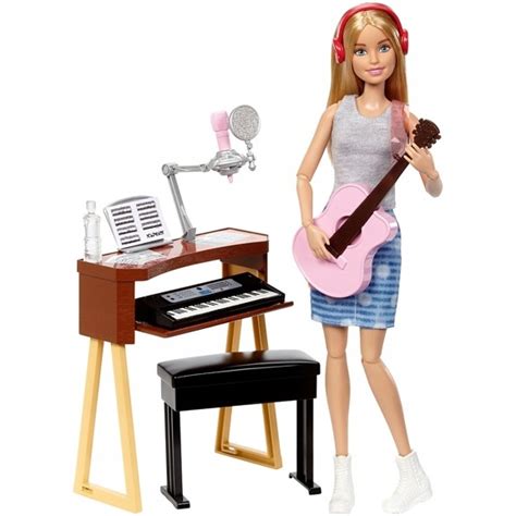 BARBIE Lalka PIOSENKARKA Zestaw GITARA Keybord 7391047288 Oficjalne