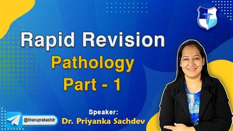 Rapid Revision Pathology Part 1 By Dr Priyanka Sachdev Fmge And