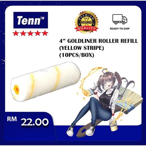 goldliner roller refillyellow stripe pcsbox shopee malaysia