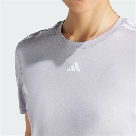 CLOTHING AEROREADY Train Essentials 3 Stripes Tee Grey Adidas Kuwait