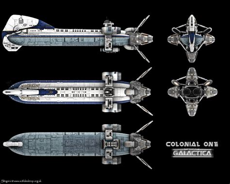 Battlestar galactica spaceships science