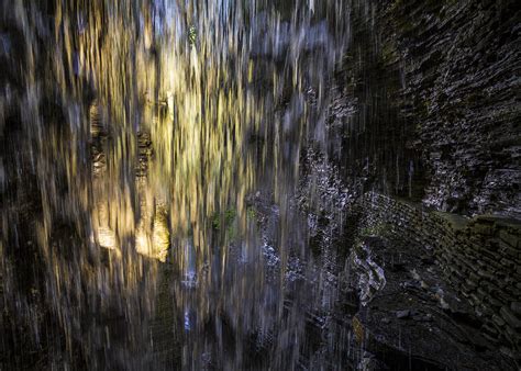 Through The Falls Photograph By Tim Fitzwater Fine Art America