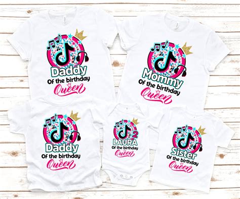 Personalized Tik Tok Birthday Shirt TIK TOK SHIRT Tiktok Etsy