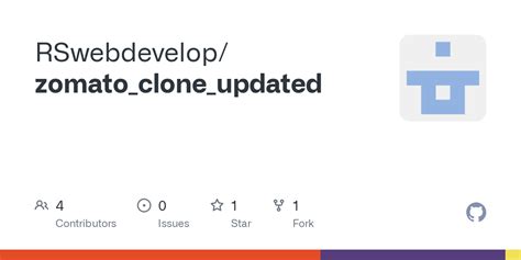 Github Rswebdevelop Zomato Clone Updated