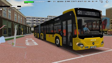 OMSI 2 AVELIA V1 LIGNE 51 DEPOT AVELIA AVELIA SNCB MERCEDES BENZ