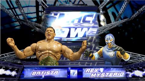 Smackdown Episode 3 Rey Mysterio Vs Batista WWE Stop Motion YouTube