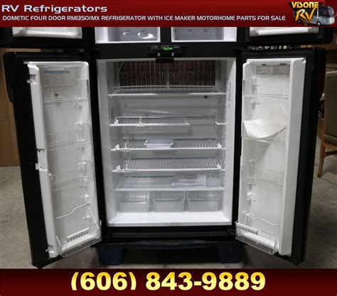 Rv Appliances Dometic Four Door Rm Imx Refrigerator With Ice Maker