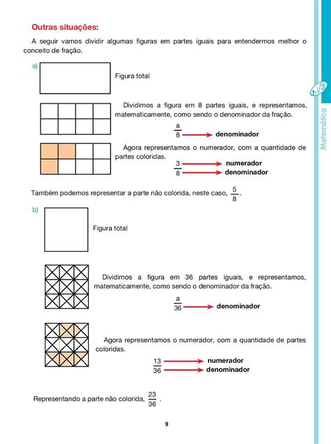 Frações Exercicios 6 Ano Braincp