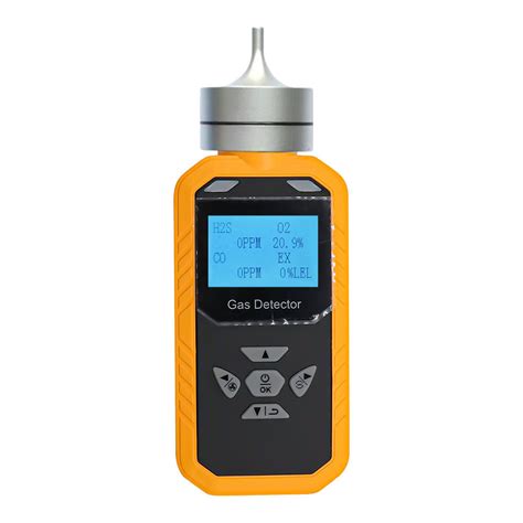 Portable 4 Gas Analyzer Multi Gas Detector Pump Suction Type Gas Leak