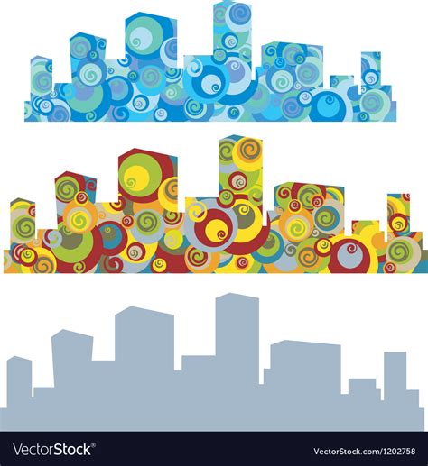 Cityscape Royalty Free Vector Image - VectorStock