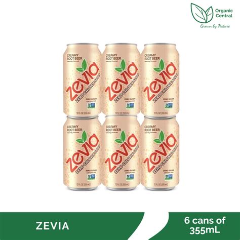 Zevia Creamy Root Beer Soda Bundle Of Six 6 355mL Lazada PH