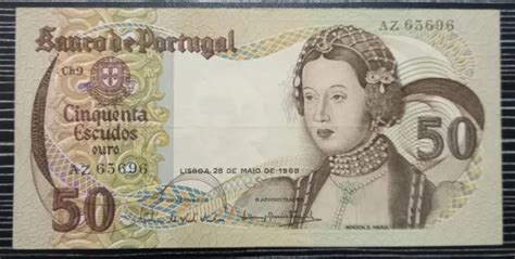 PORTUGAL BANKNOTE 50 Escudos 1968 3 50 PicClick UK