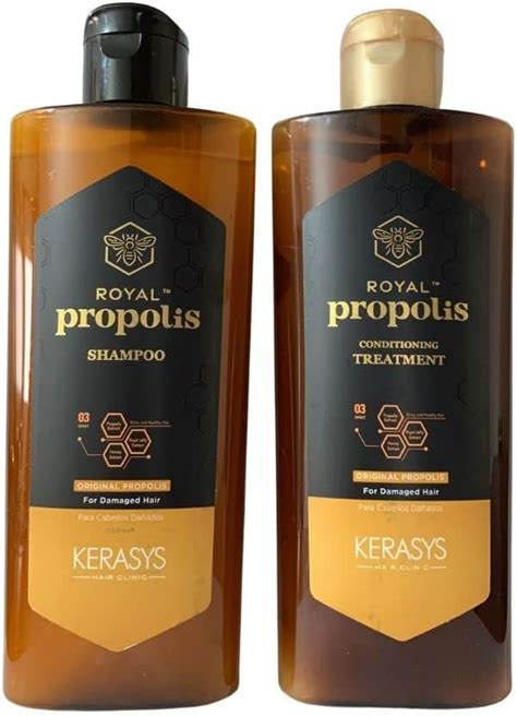 Kit Shampoo Condicionador Kerasys Própolis Royal 2x180ml Amazon