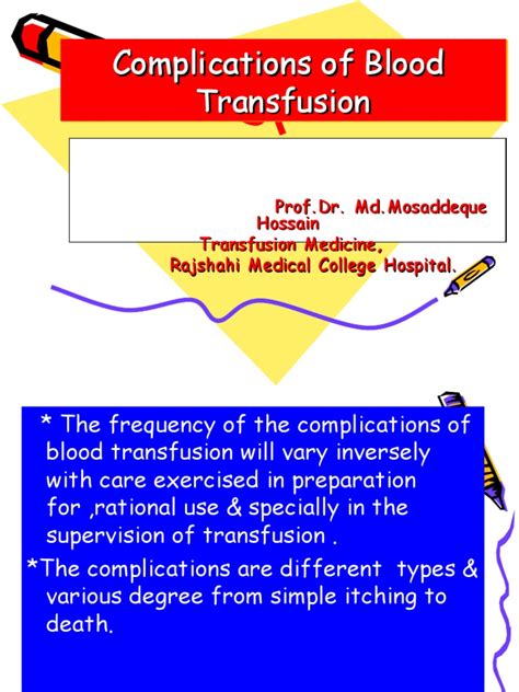 Complication of Blood Transfusion | Download Free PDF | Blood ...