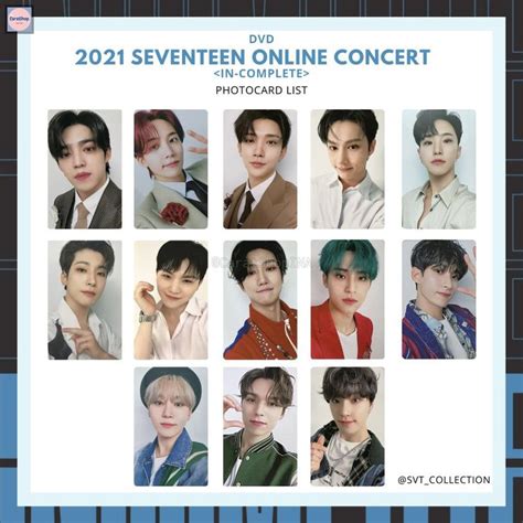 Seventeen Incomplete Dvd Photocard Template