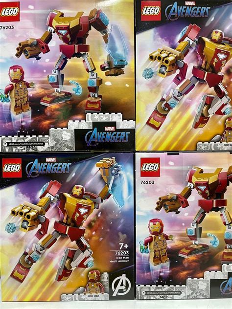 Lego 76203 Iron Man Mech Marvel Heroes Ironman Hobbies Toys Toys