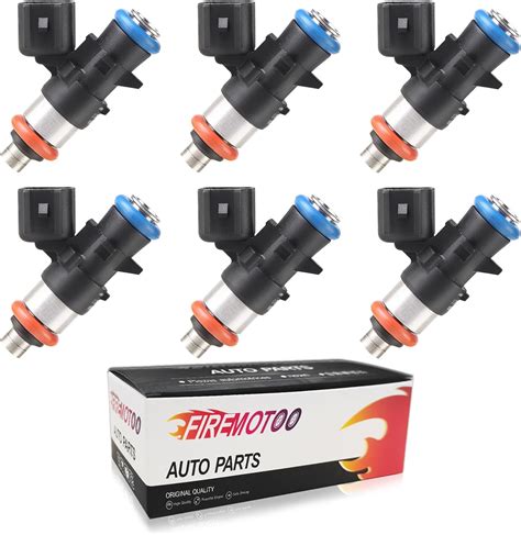 FIREMOTOO Fuel Injectors Set Of 6 Compatible With Ram ProMaster Jeep