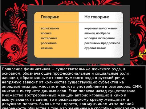 Феминитивы - презентация, доклад, проект скачать