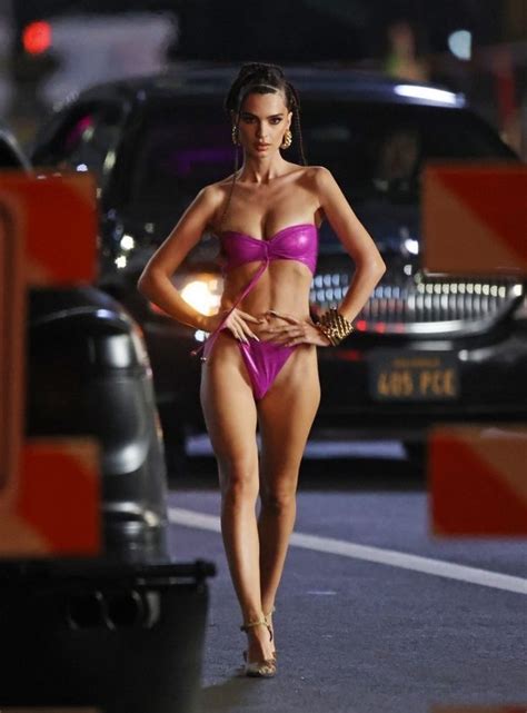 Emily Ratajkowski In A Bikini At The Private Savage X Fenty Show 51 Photos The Fappening