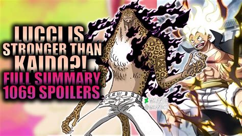 LUCCI IS STRONGER THAN KAIDO Full Summary One Piece Chapter 1069