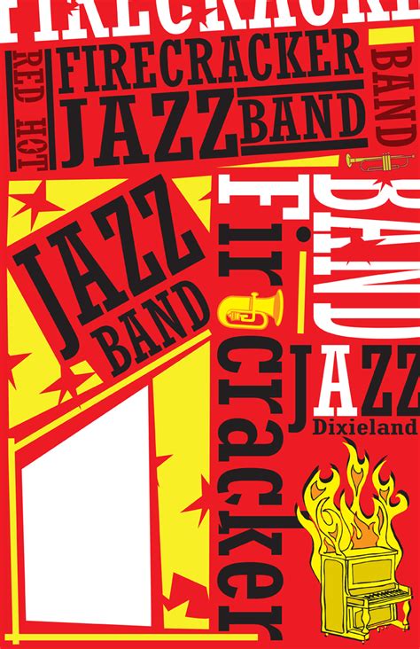 Poster: Firecracker Jazz Band | Andrew J. Fletcher