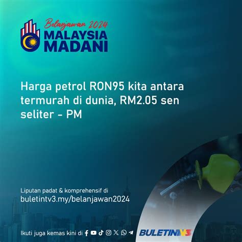 Inti Pati Belanjawan 2024 Malaysia Madani BULETIN TV3 Malaysia