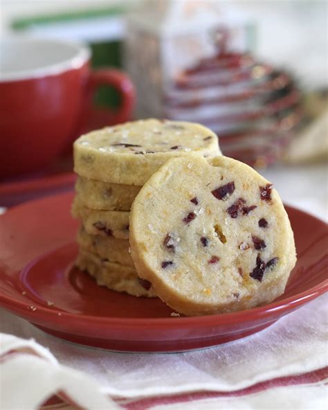 Cooking With Manuela Cranberry Orange Shortbread Cookies