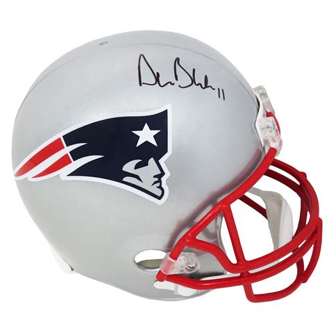 Drew Bledsoe Signed Patriots Full Size Helmet Schwartz Coa Pristine