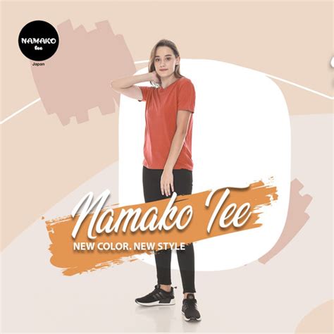 Jual Namako Tee Premium Big Size XXXL Kaos Polos Scarlet Orange Merah