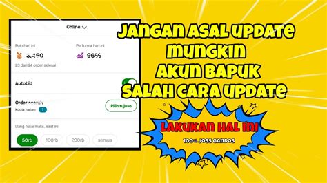 Cara Update Gojek Versi Terbaru Gopartner Versi Terbaru Youtube