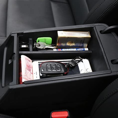 Car Styling Center Console Armrest Storage Box Glove Box Organizer For