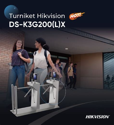 Turniket Hikvision DS K3G200LX R Pg Dm55 Hikvision Azərbaycan