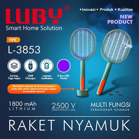 RAKET NYAMUK Luby Indonesia