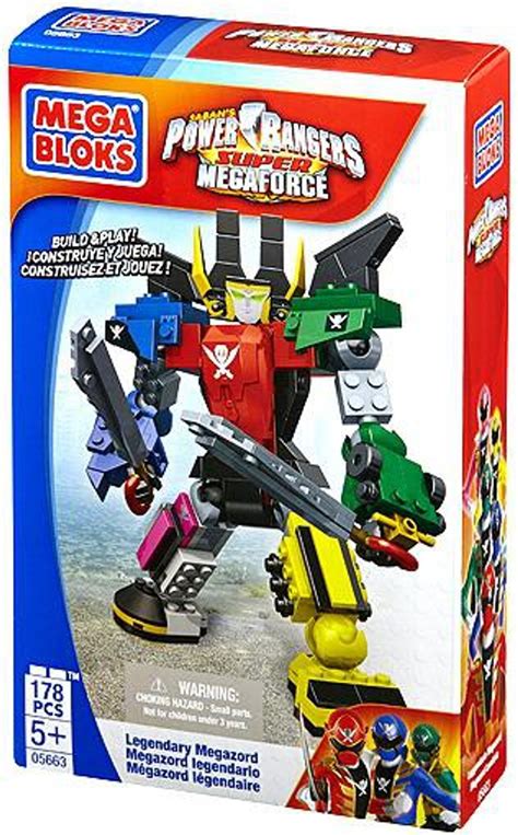 Mega Bloks Power Rangers Super Megaforce Legendary Megazord Set 5663