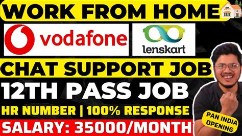 Vodafone Chat Support Work From Home Job Vodafone Online Chat Job