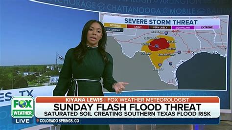 Flash Flood Threat Sunday For South Texas Latest Weather Clips Fox