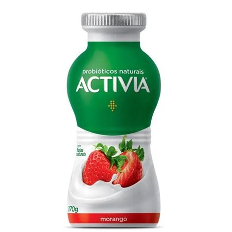 Iogurte De Morango Activia Danone G Armaz M Dos Importados