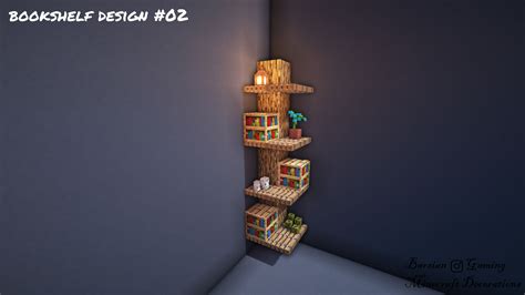 How To Make Shelves In Minecraft