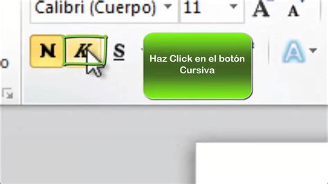 Negrita Cursiva Y Subrayado Youtube