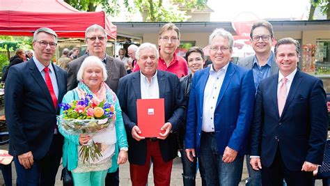 Spd Ehrt Udo Freyberg F R Jahre Mitgliedschaft Nw De