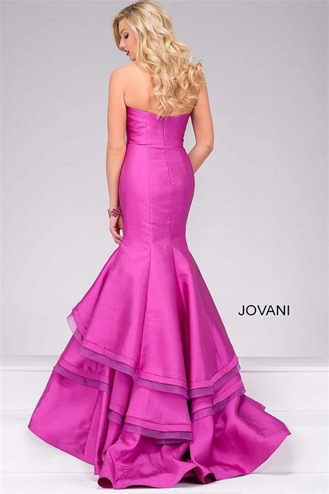 Purple Mermaid Strapless Prom Dress 37099 Dresses Jovani Dresses Strapless Prom Dress