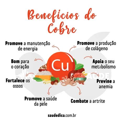 17 Alimentos Ricos Em Cobre Para Que Serve E Dose Recomendada