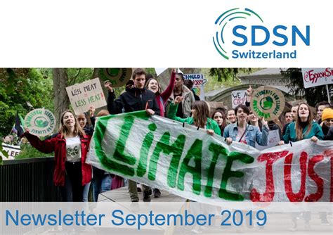 Newsletter September 2019 Sdsn Schweiz